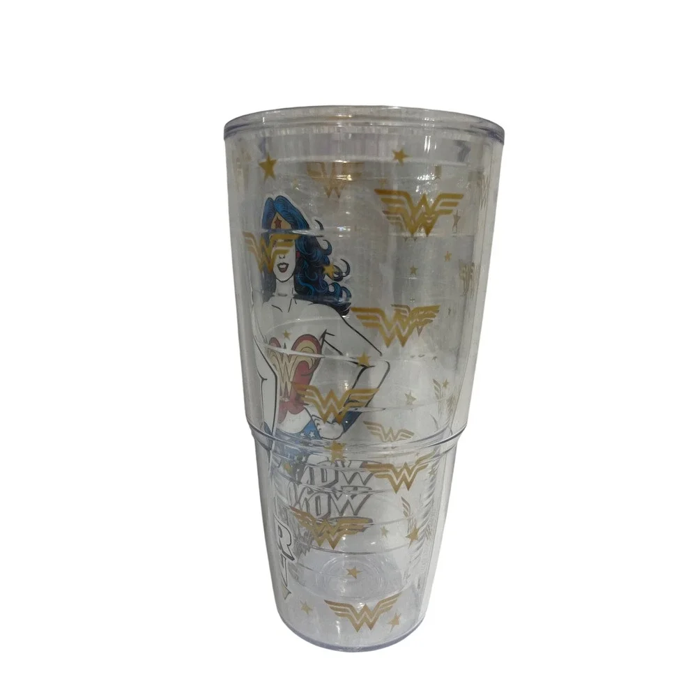 Wonder Woman Tumbler Cup DC Comics‎ Reusable Travel Mug